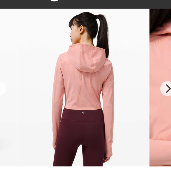 Lululemon pink pastel break a trail 1/2 zip hoodie - Picture 2 of 6